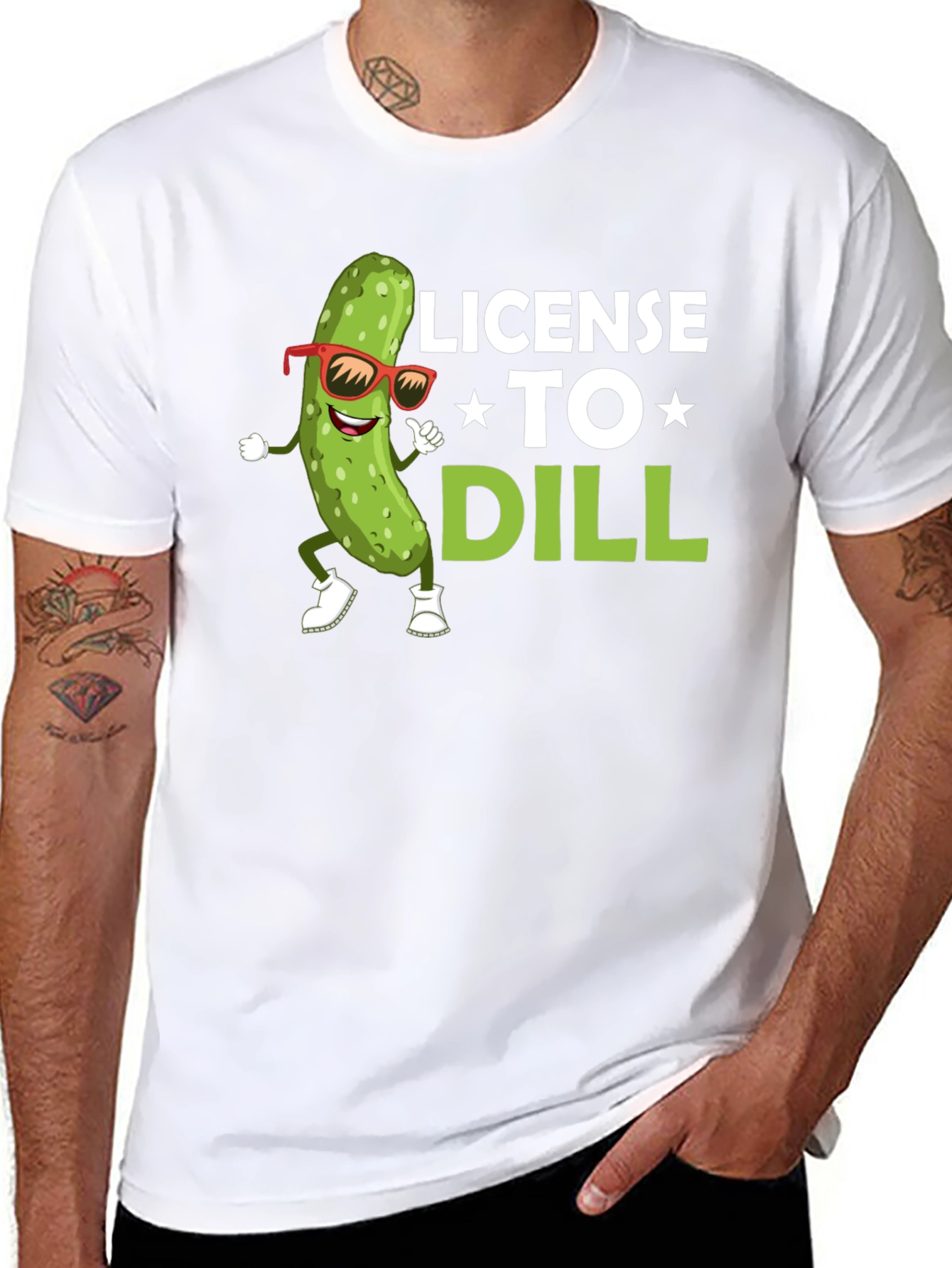 License to Dill Pickle Graphic T-Shirt