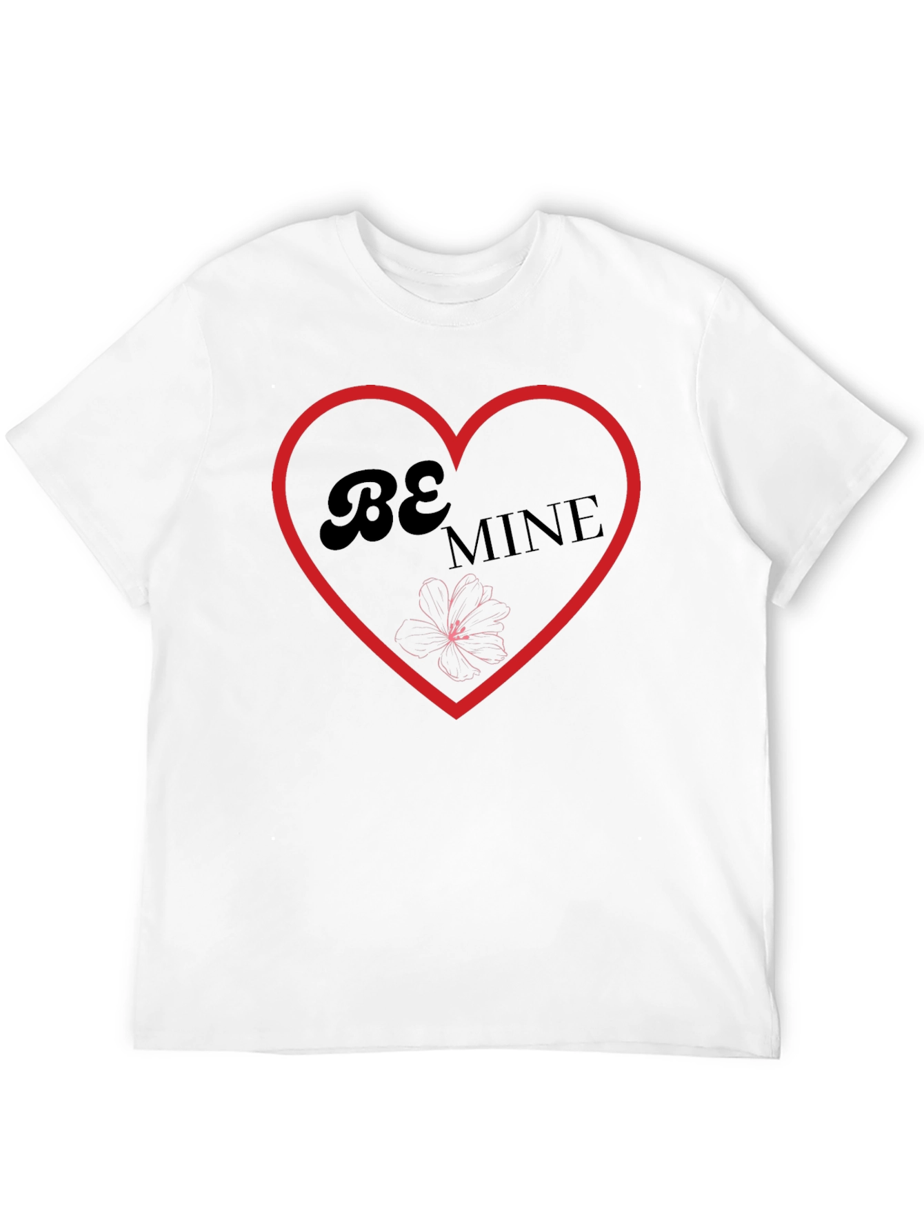 Be Mine Heart Graphic T-Shirt