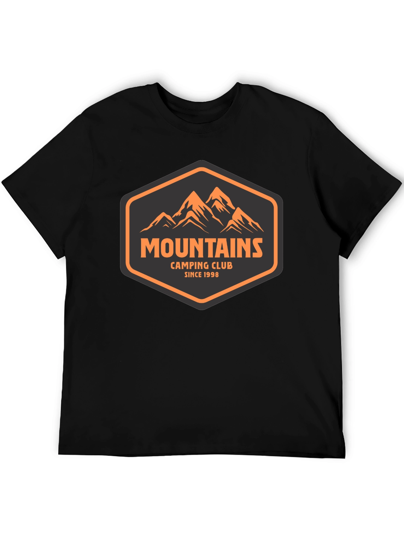 Mountains Camping Club Tee - Black