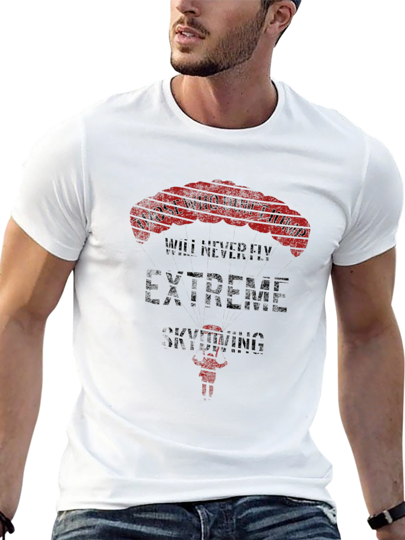 Extreme Skydiving T-Shirt - Jump and Fly