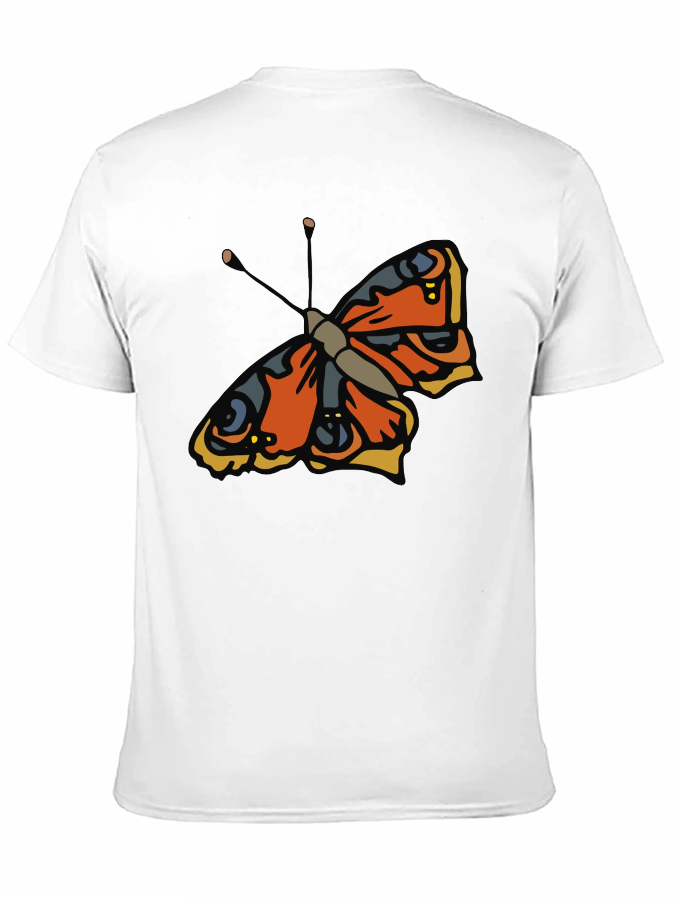Butterfly Graphic Black T-Shirt