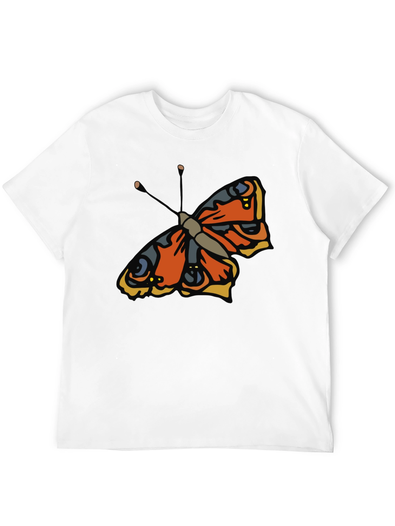 Butterfly Graphic Black T-Shirt