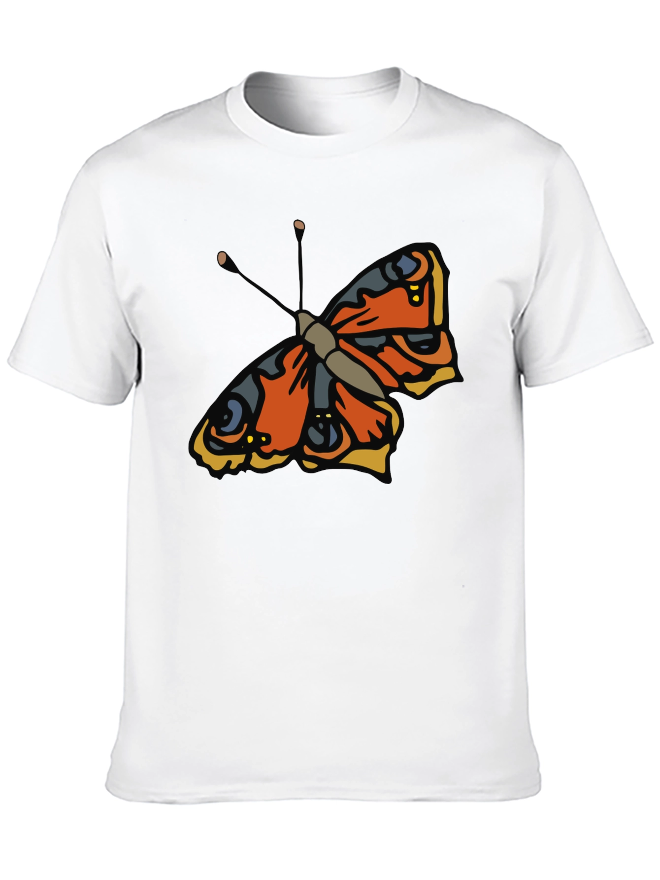 Butterfly Graphic Black T-Shirt