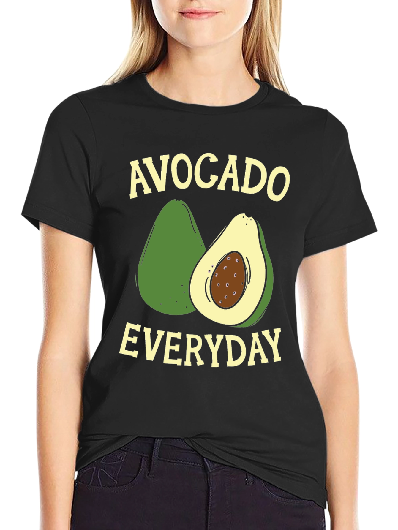 Avocado Everyday Graphic T-Shirt - Trendy Comfort Wear