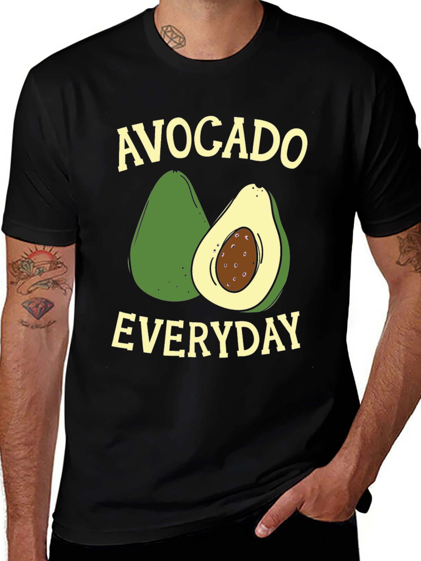 Avocado Everyday Graphic T-Shirt - Trendy Comfort Wear