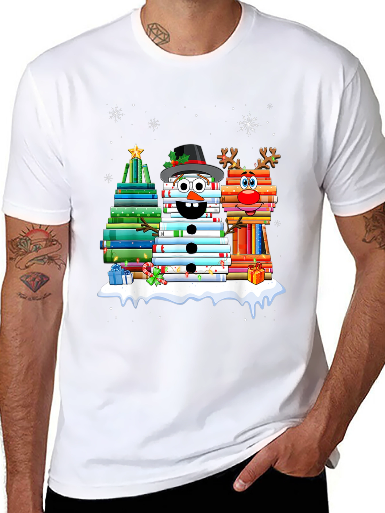 Book Christmas T-Shirt
