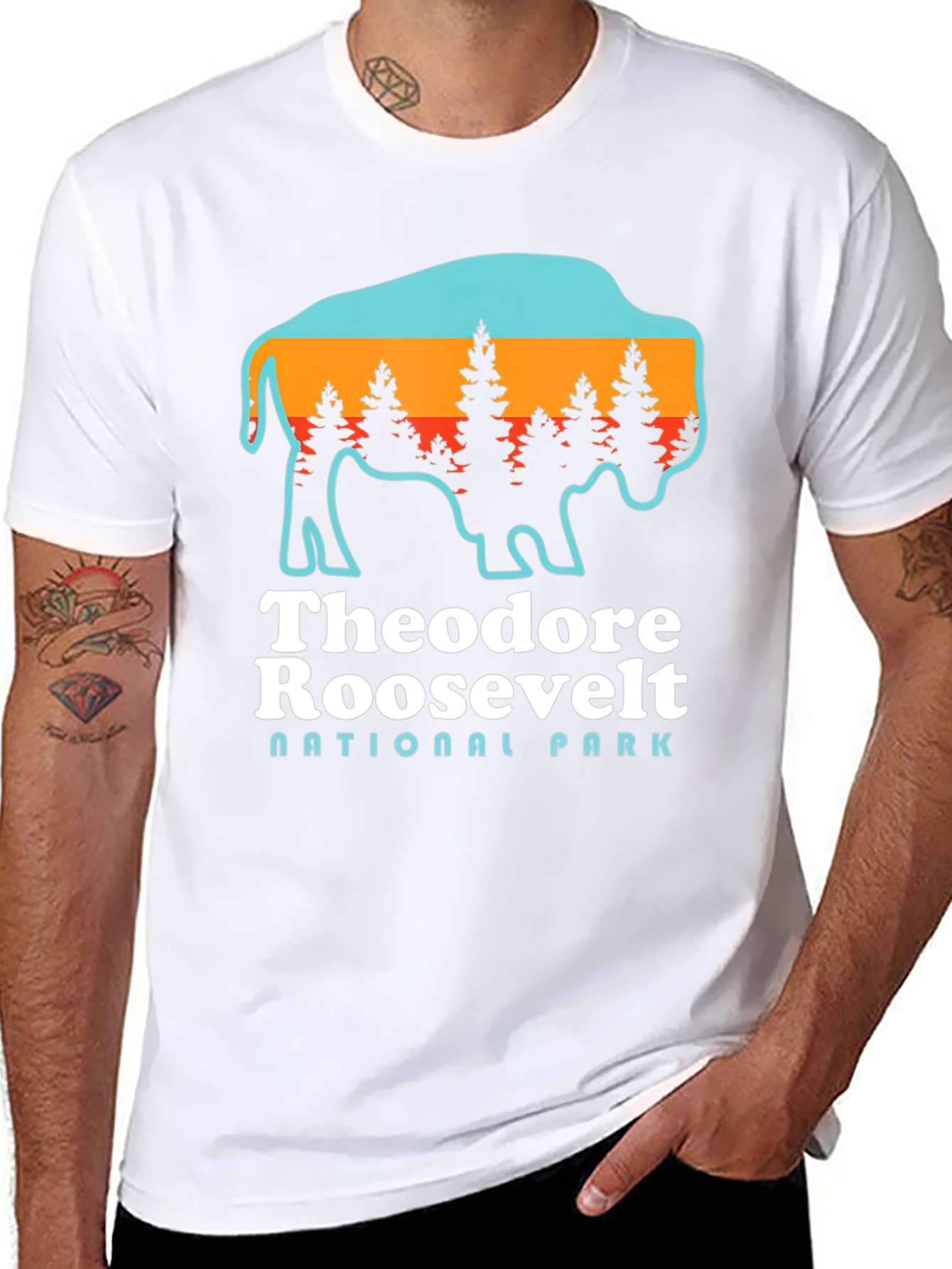 Theodore Roosevelt National Park Bison T-Shirt