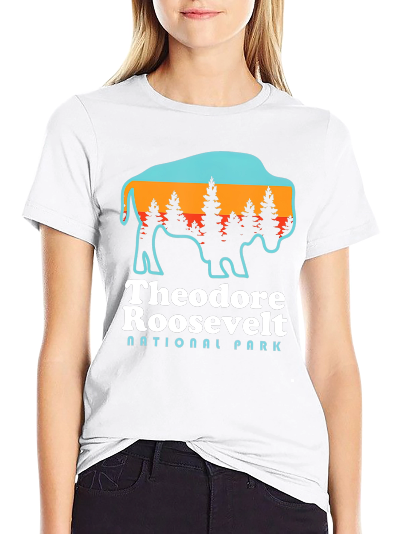 Theodore Roosevelt National Park Bison T-Shirt