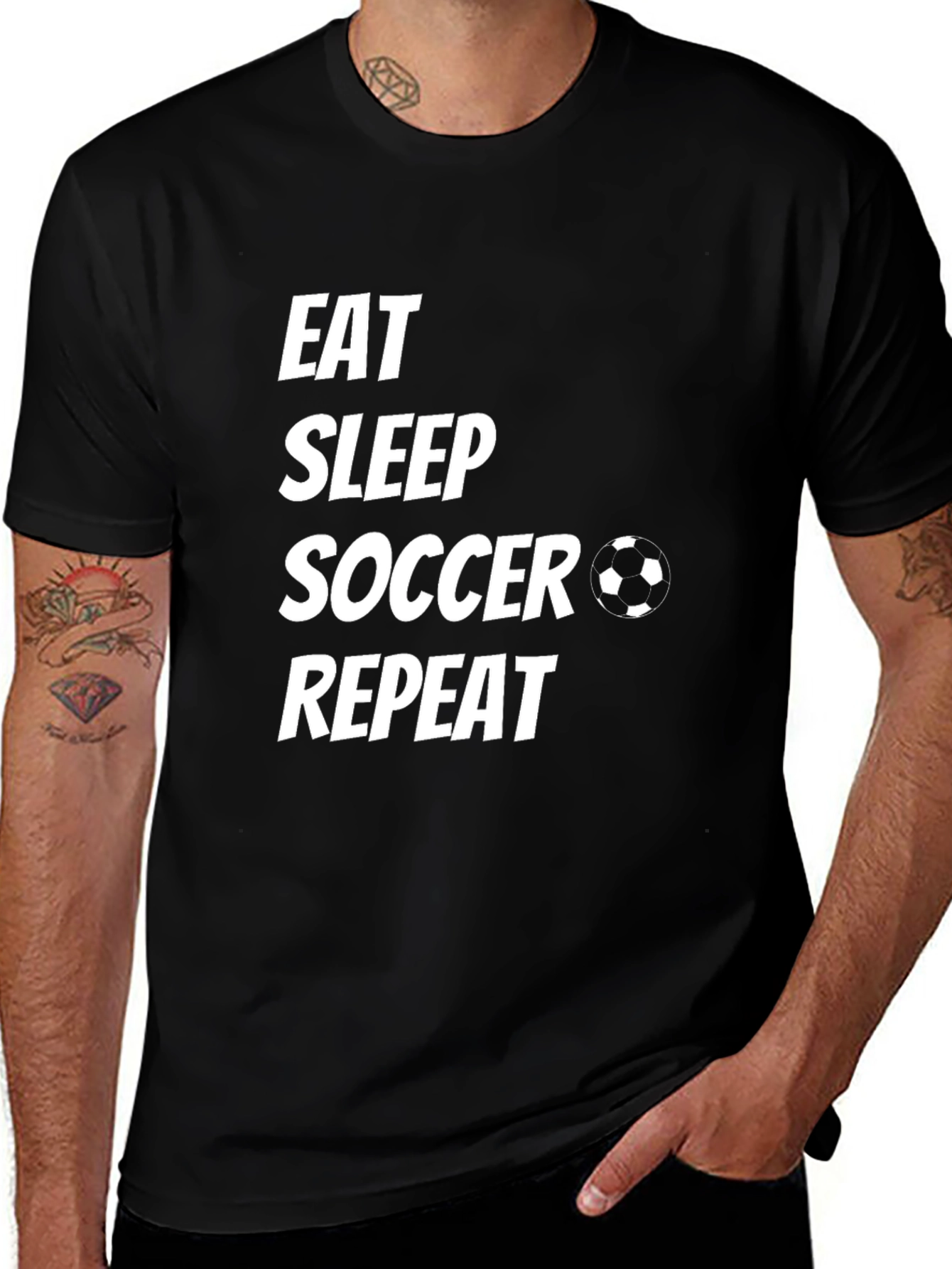 Eat Sleep Soccer Repeat T-Shirt
