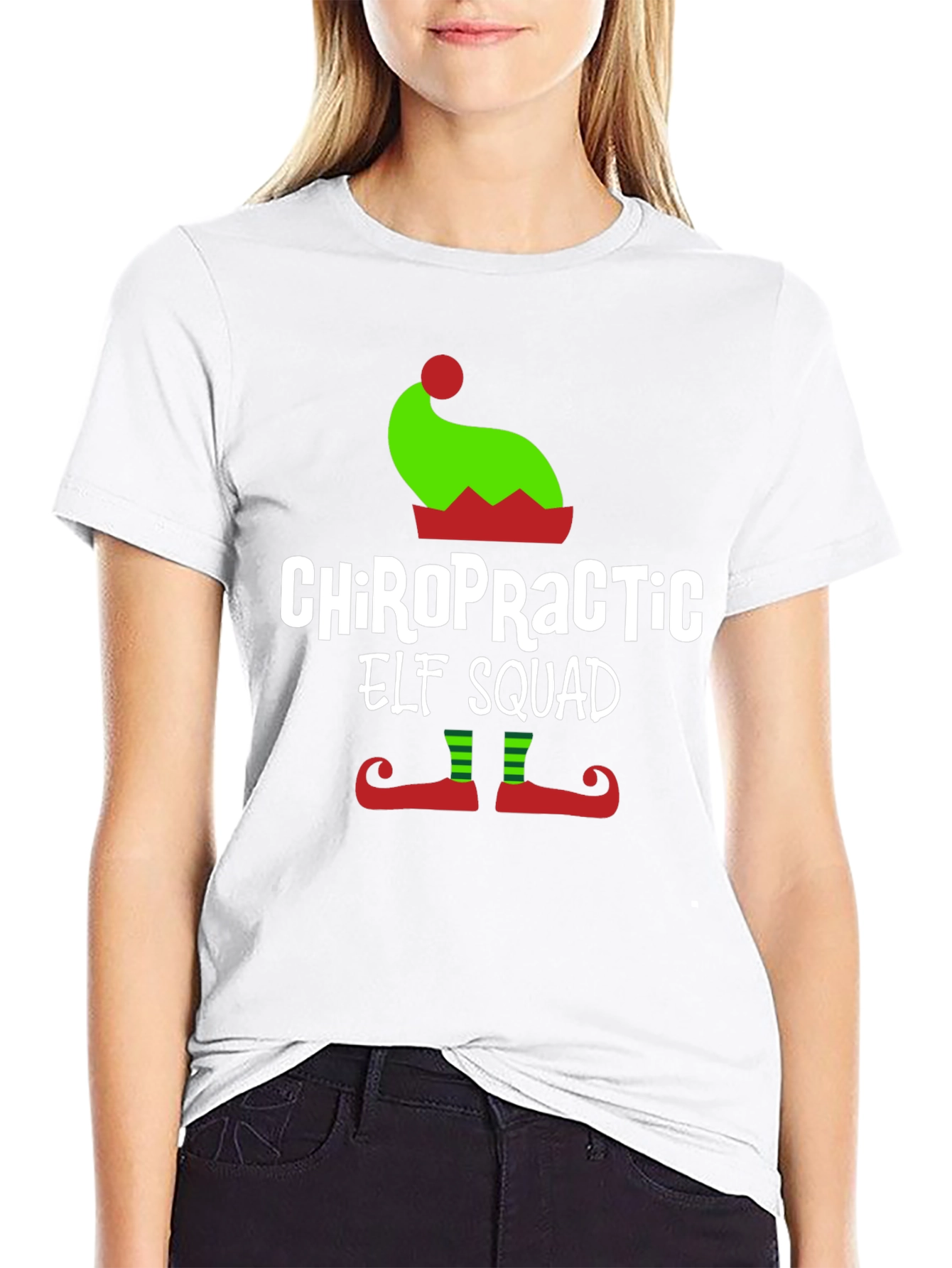 Chiropractic Elf Squad T-Shirt - Holiday Fun