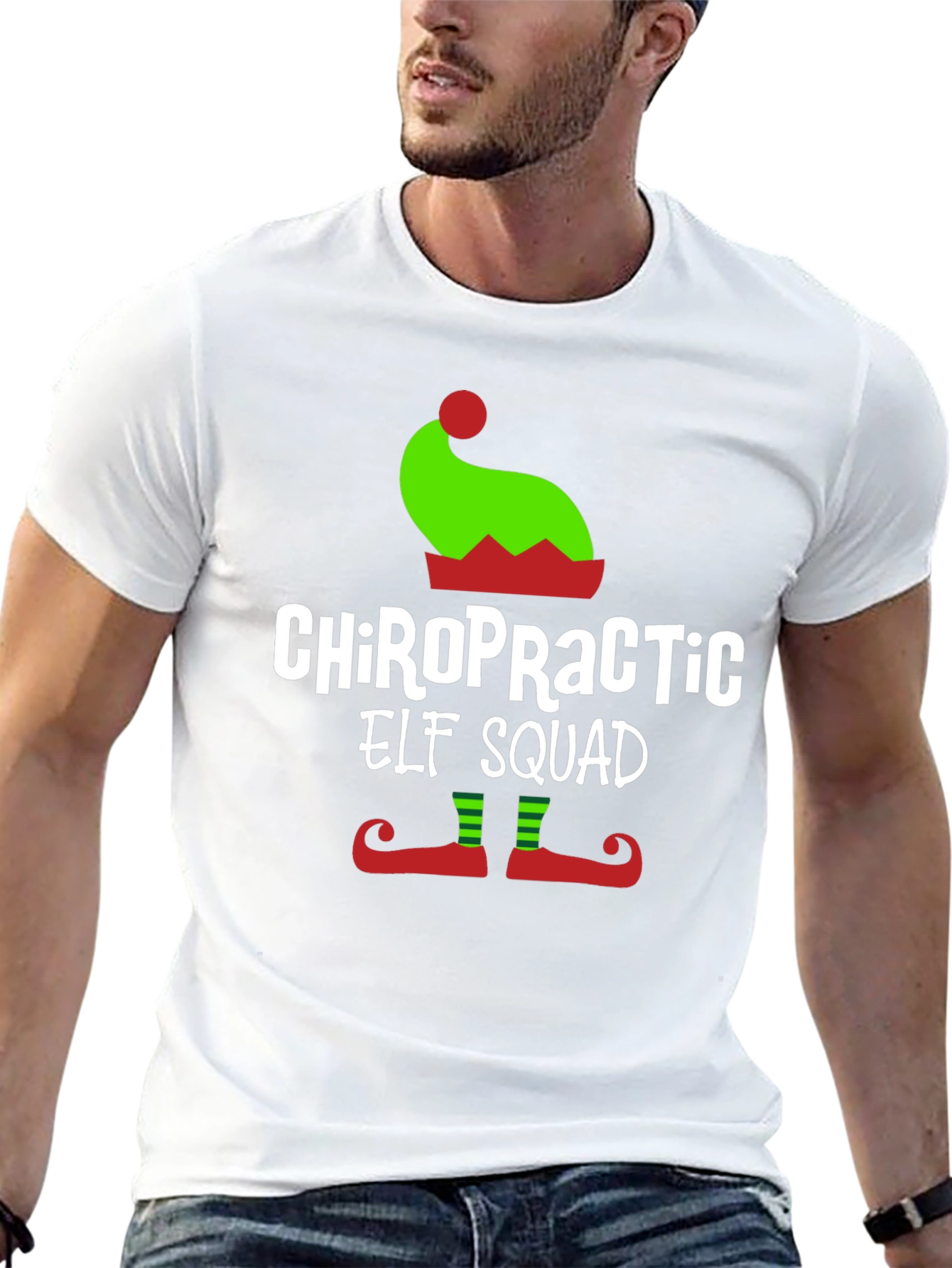 Chiropractic Elf Squad T-Shirt - Holiday Fun