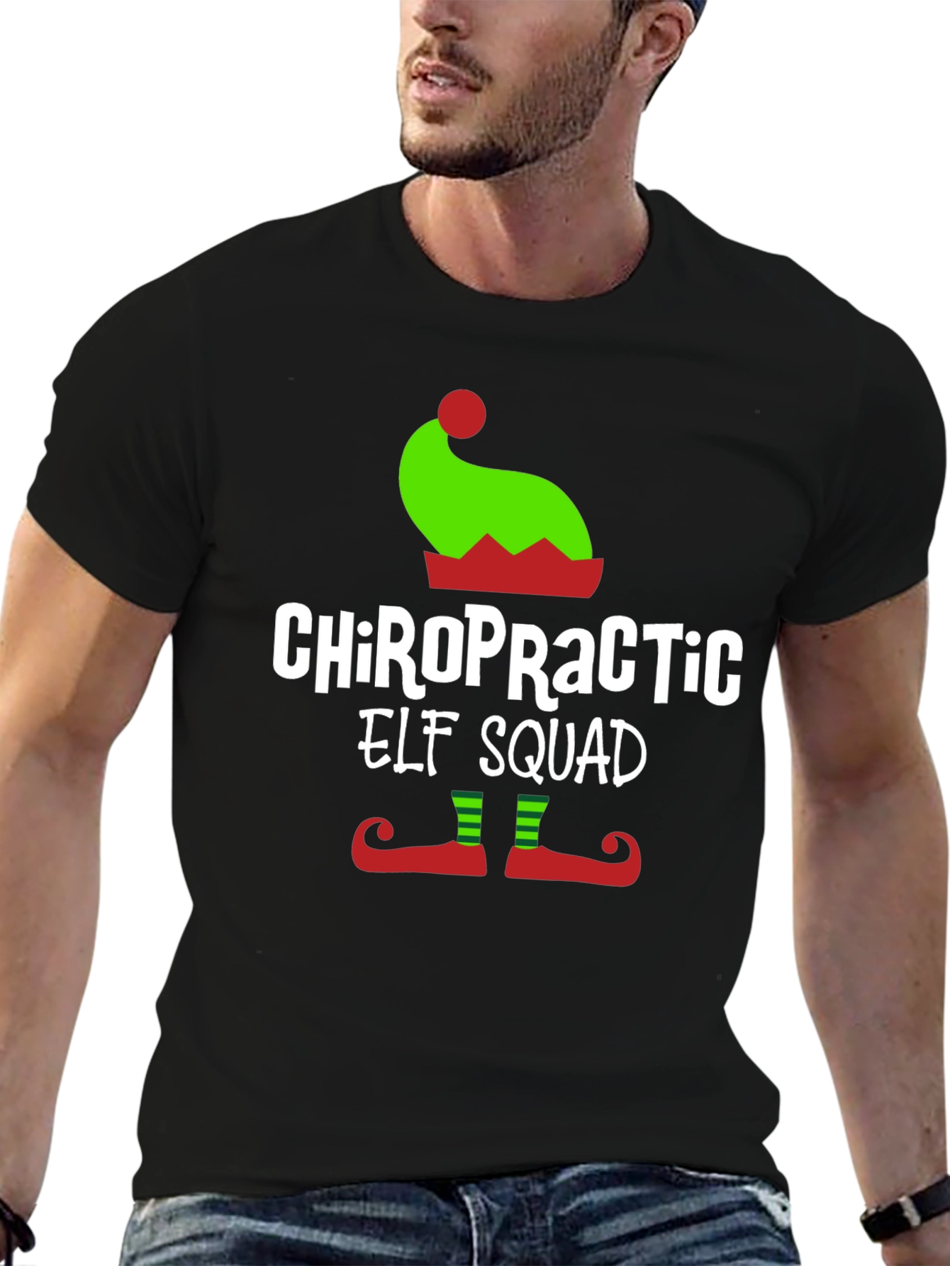 Chiropractic Elf Squad T-Shirt - Holiday Fun