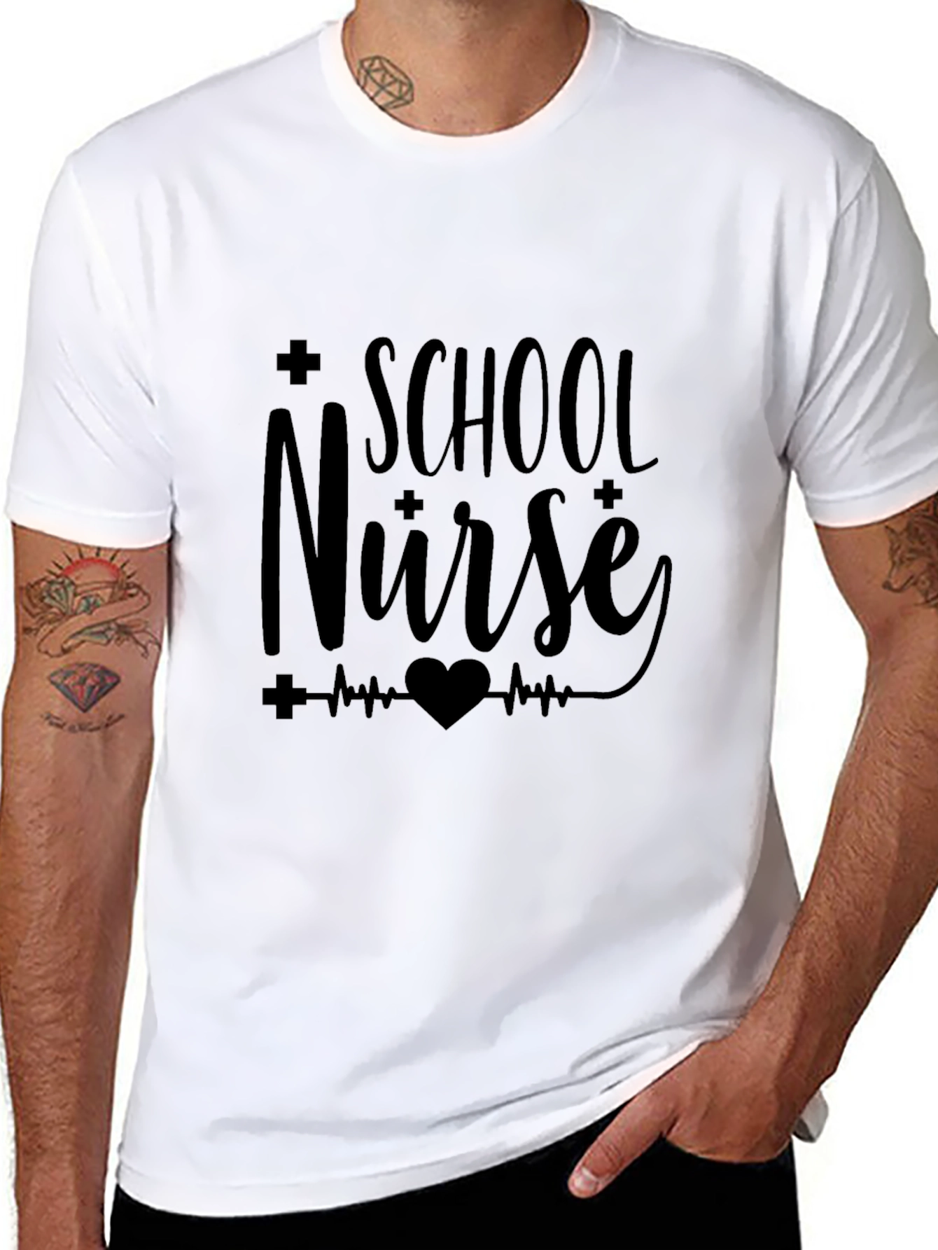 School Nurse T-Shirt Black