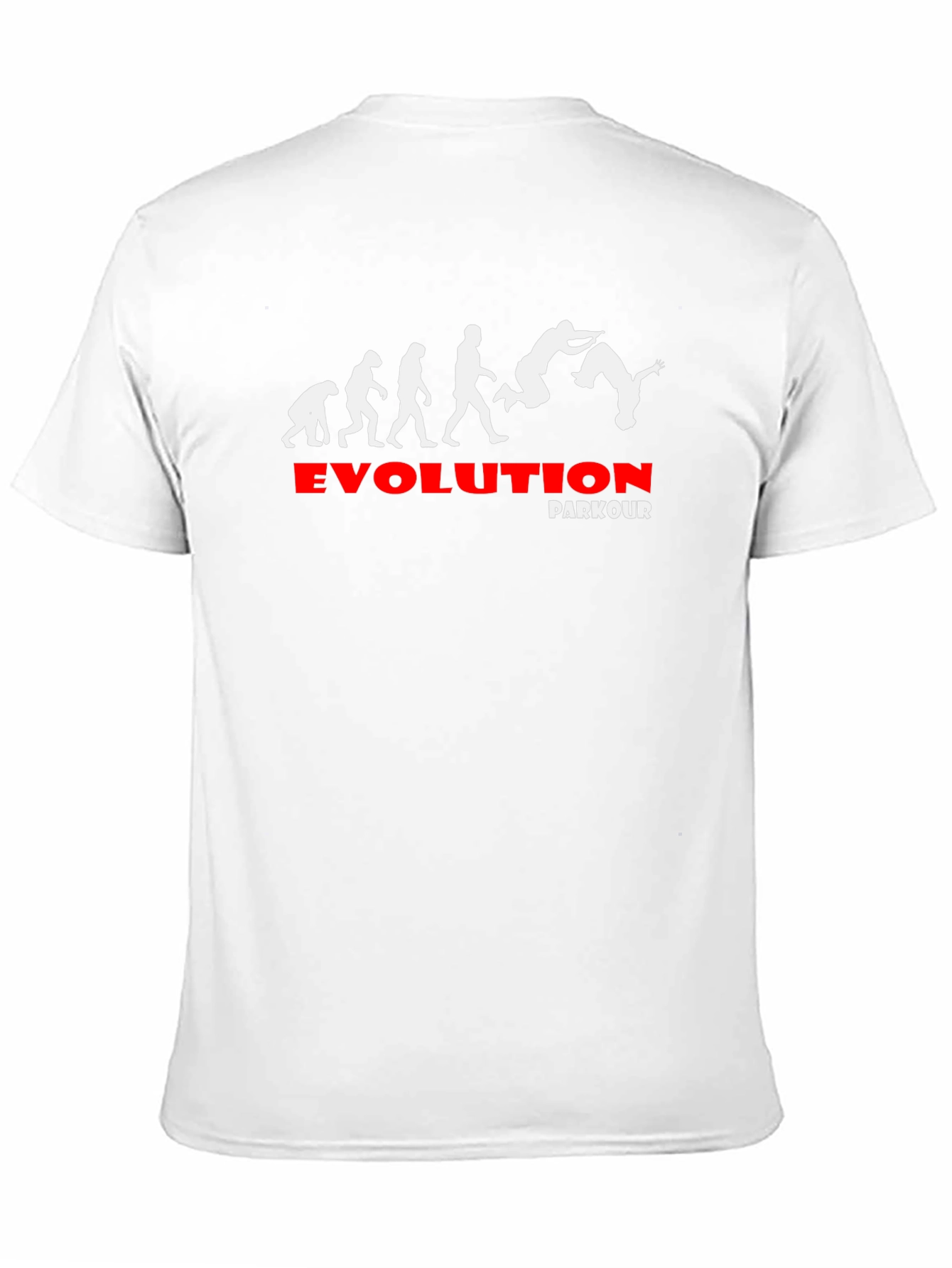 Evolution Parkour Graphic Tee - Black Cotton T-Shirt