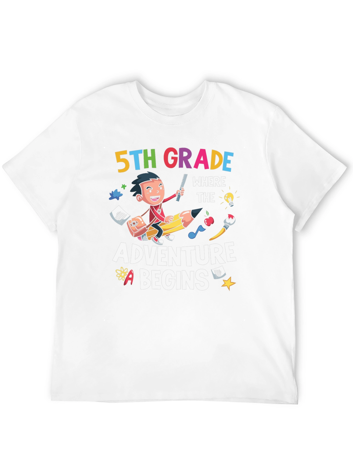 5th Grade Adventure Begins T-Shirt