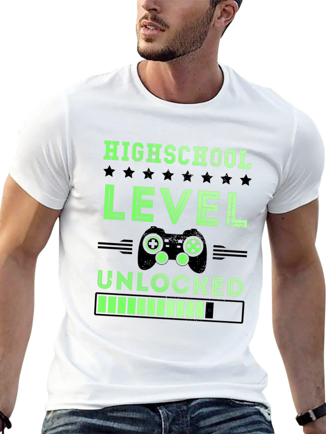 Highschool Level Unlocked Gamer T-Shirt