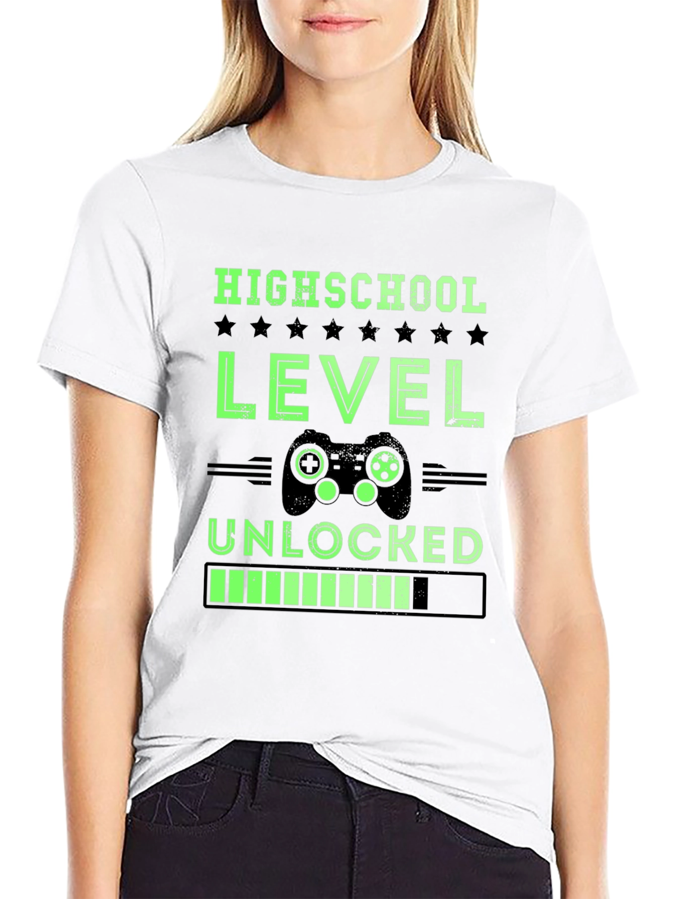 Highschool Level Unlocked Gamer T-Shirt