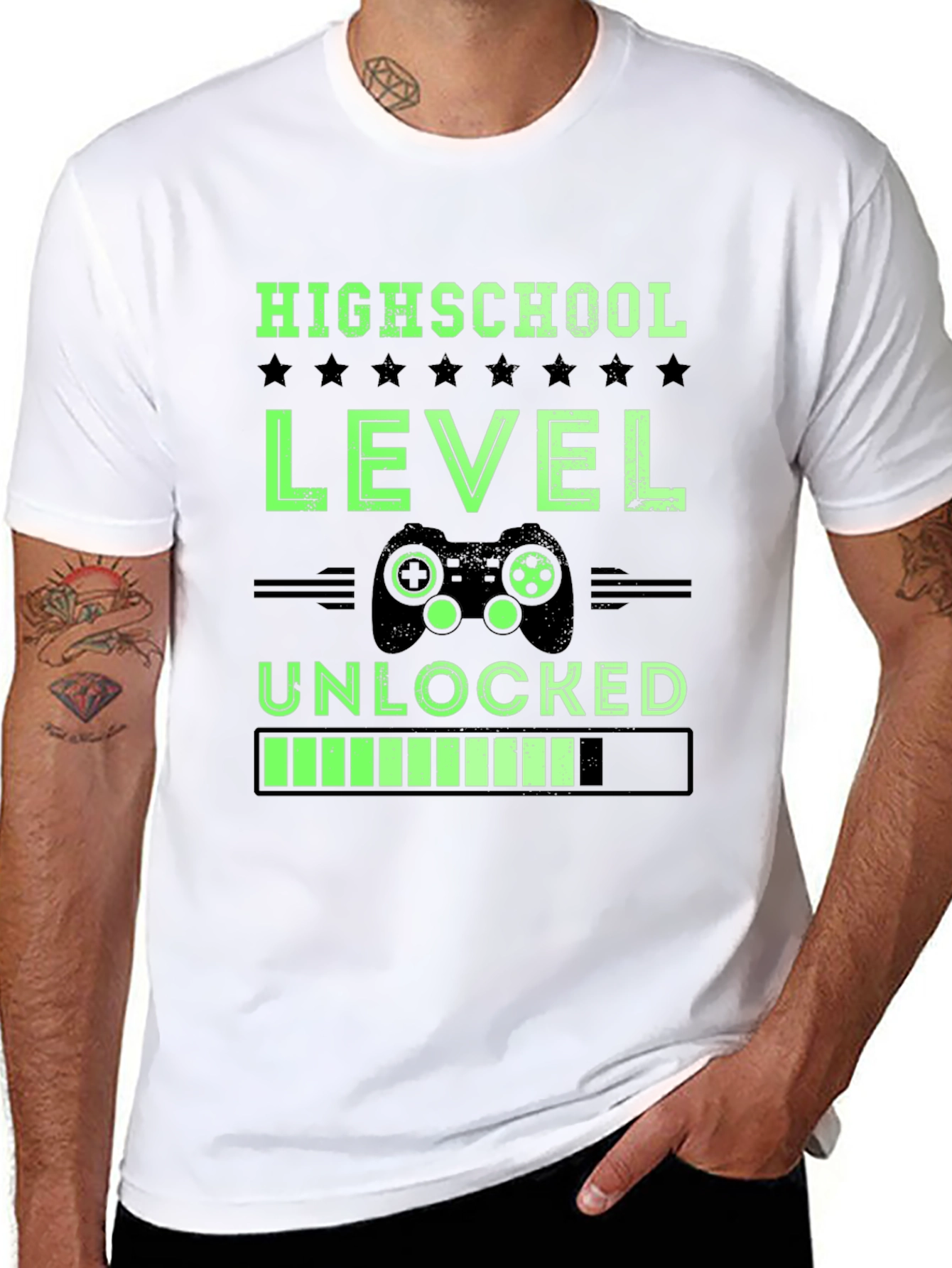 Highschool Level Unlocked Gamer T-Shirt