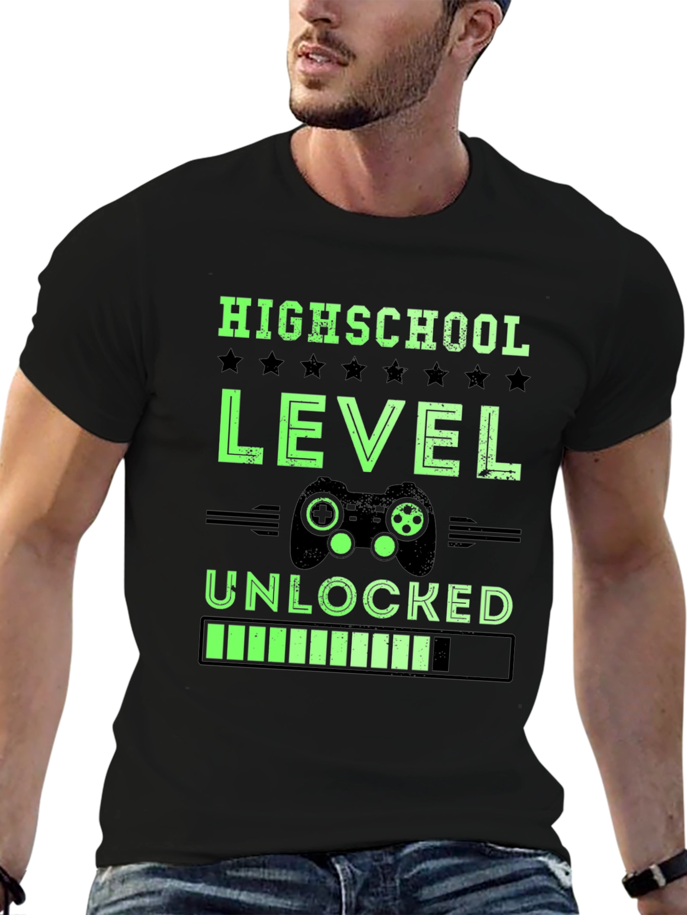 Highschool Level Unlocked Gamer T-Shirt