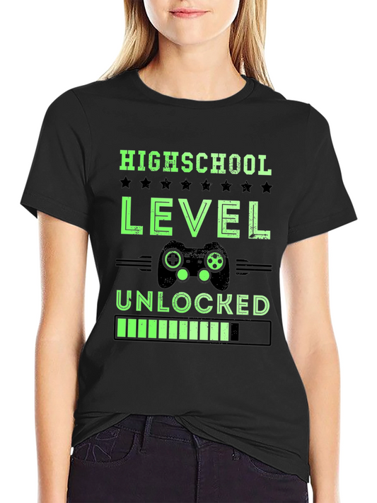 Highschool Level Unlocked Gamer T-Shirt