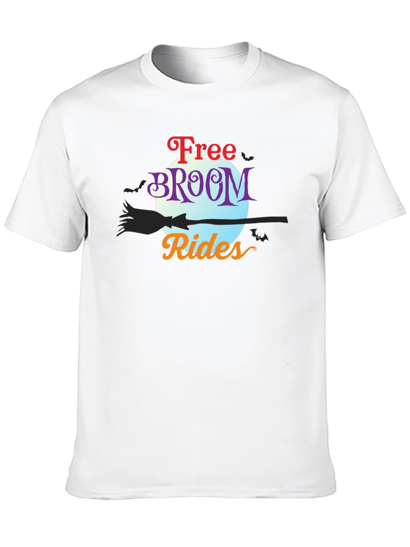 Free Broom Rides Halloween T-Shirt