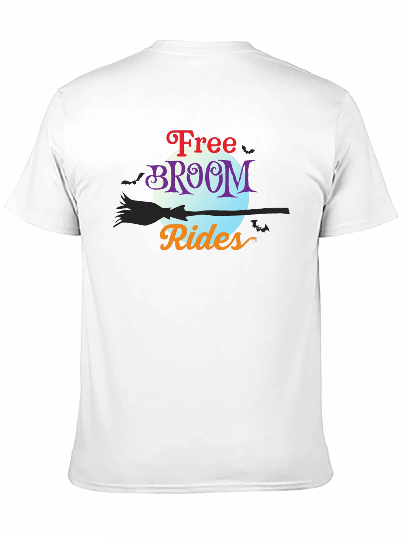 Free Broom Rides Halloween T-Shirt