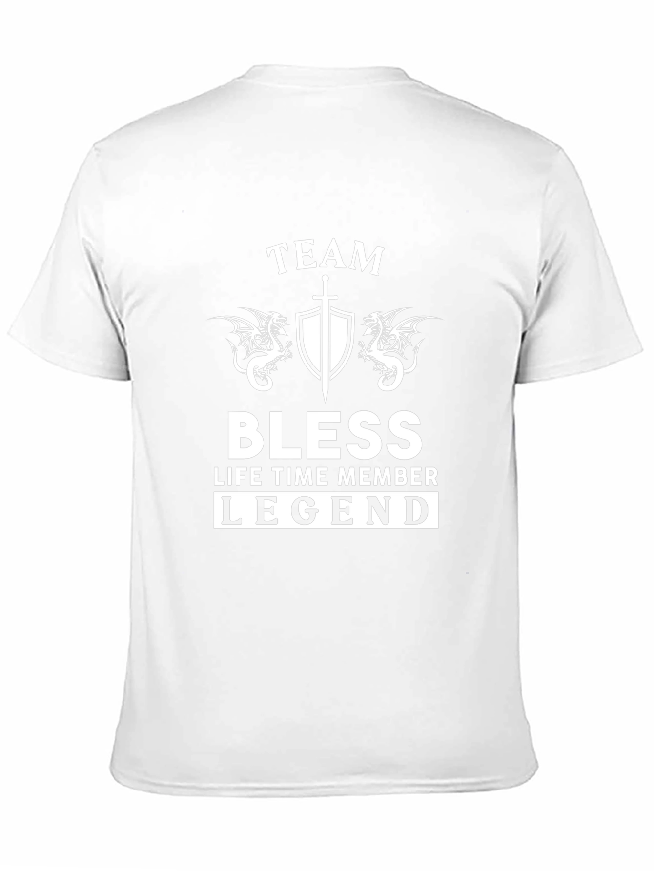 Team Bless Legend Black Graphic Tee Shirt