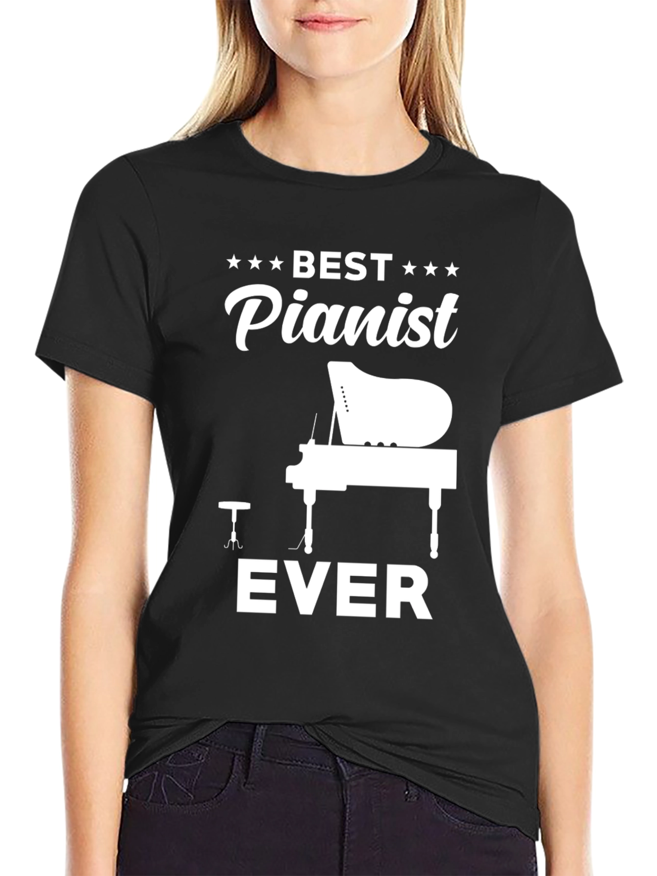 Best Pianist Ever T-Shirt - Music Lover Gift