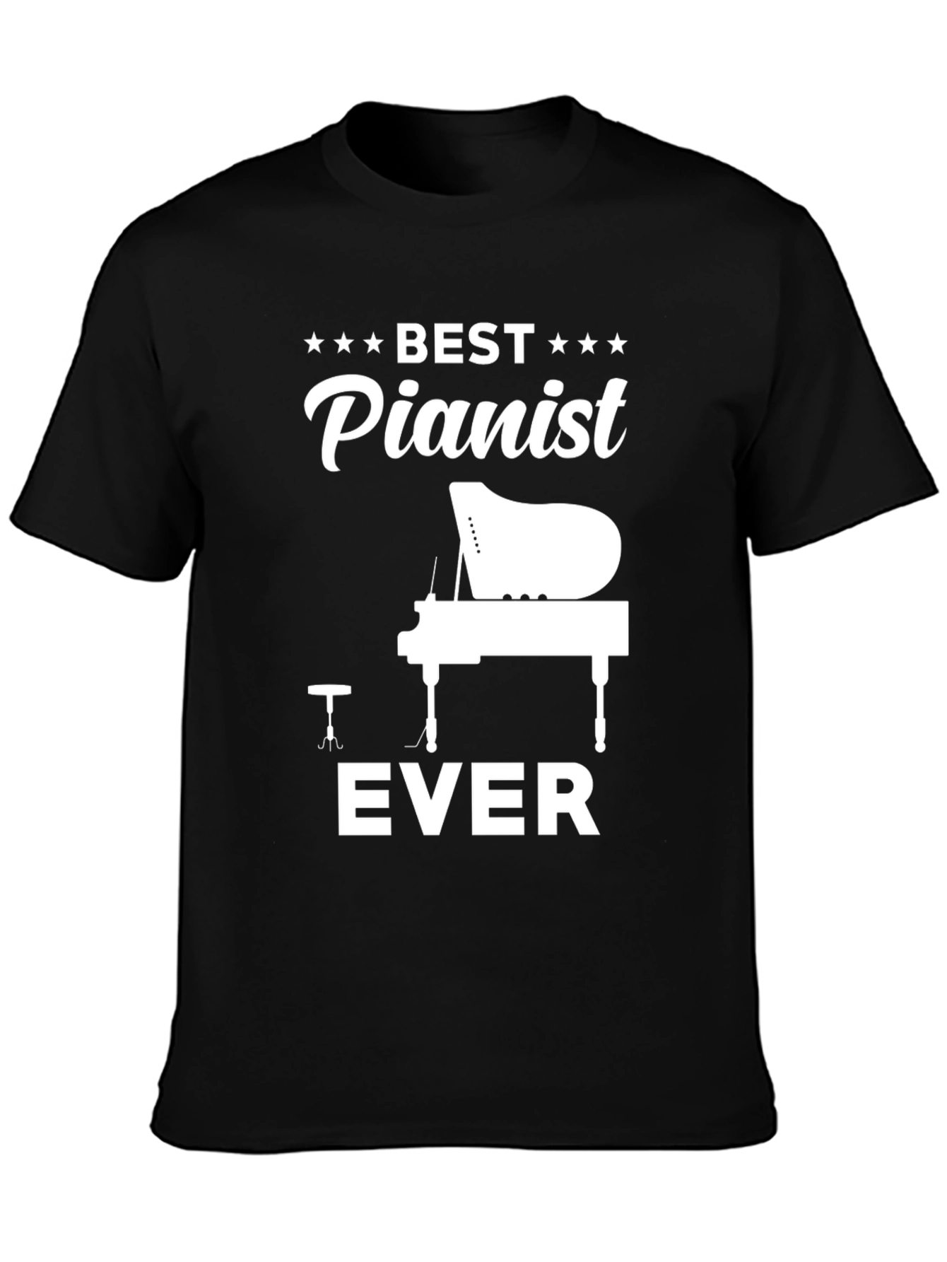 Best Pianist Ever T-Shirt - Music Lover Gift