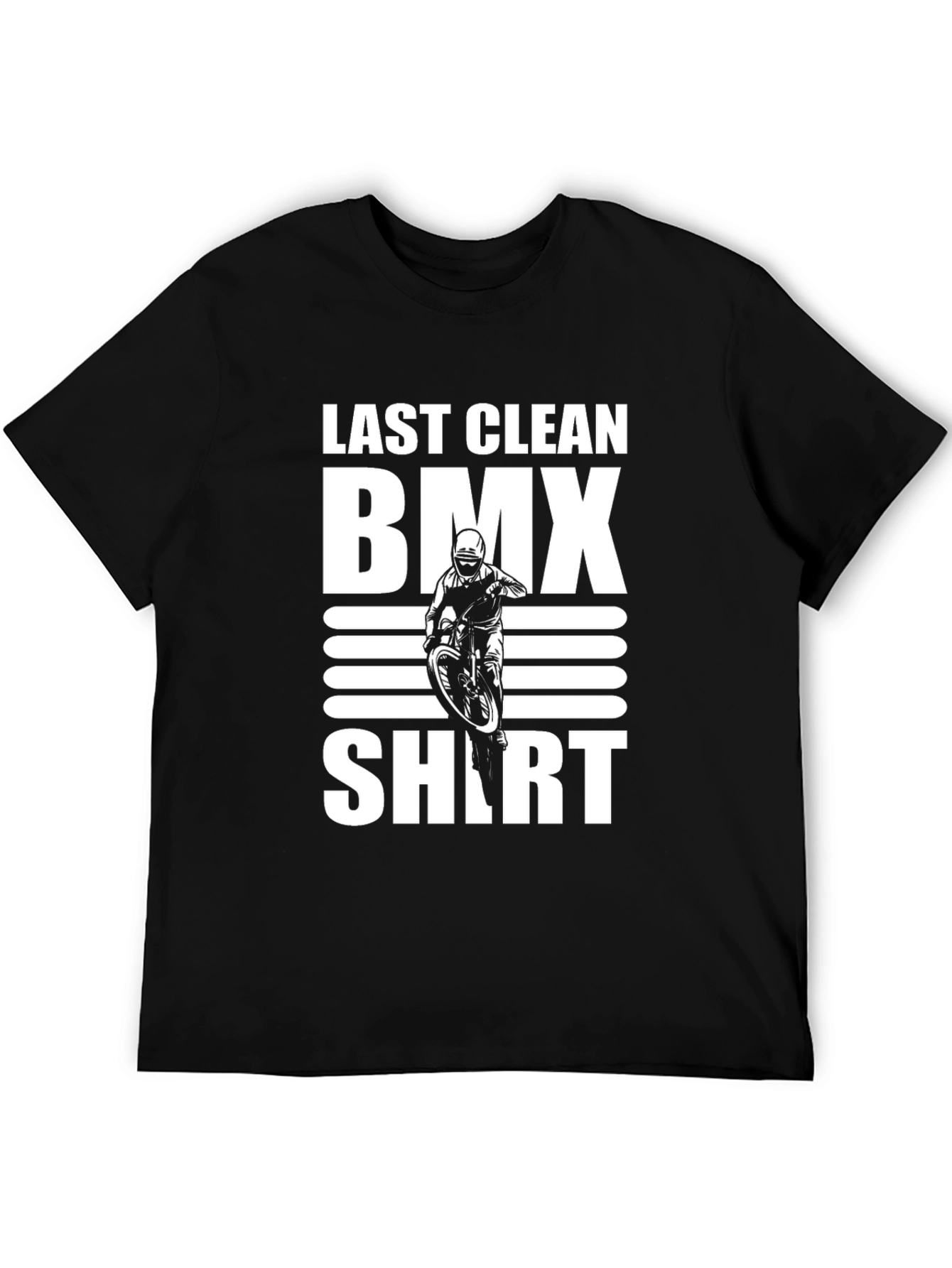 Last Clean BMX Shirt - Black Graphic Tee