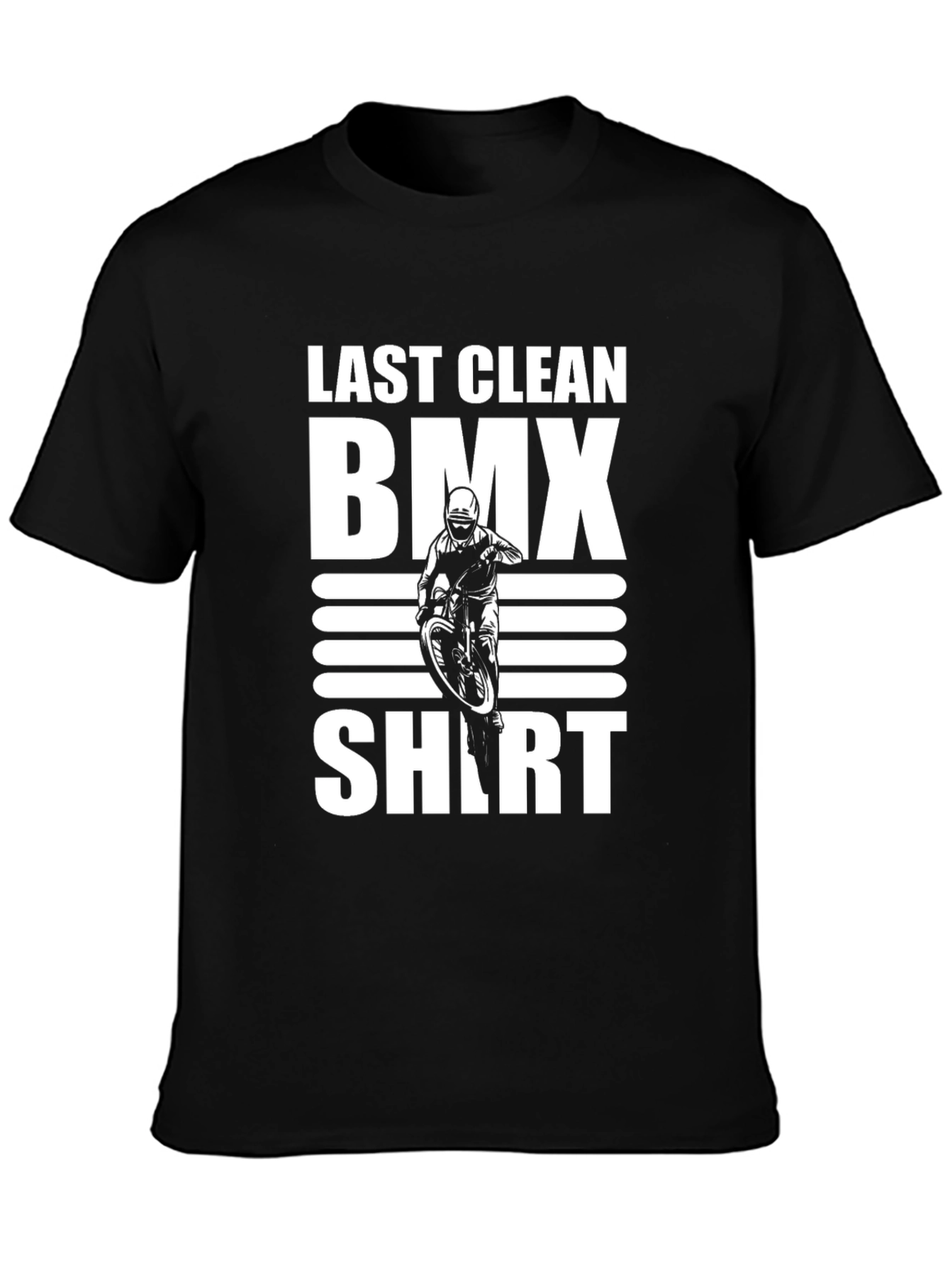 Last Clean BMX Shirt - Black Graphic Tee