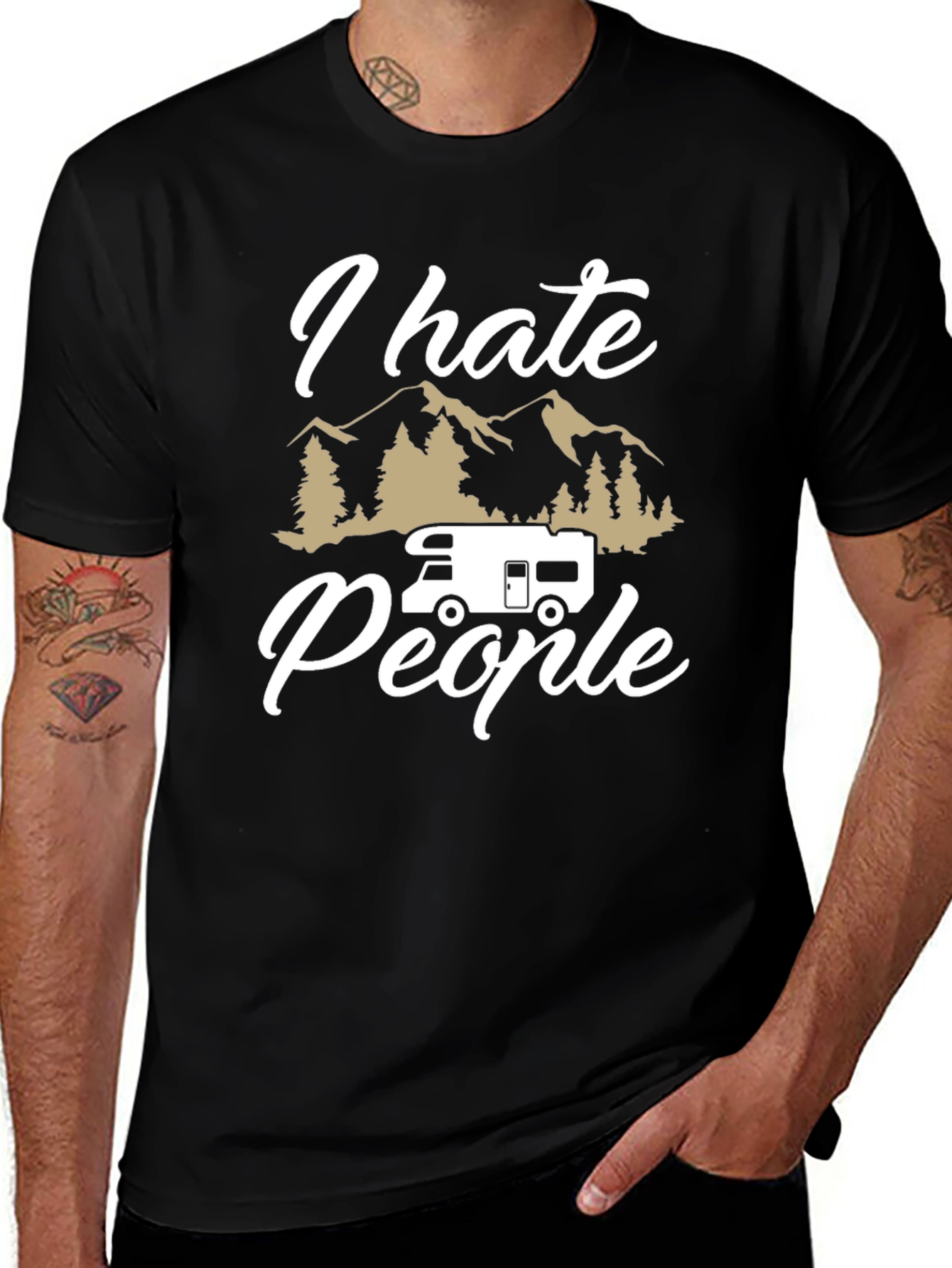 I Hate People Camper T-Shirt