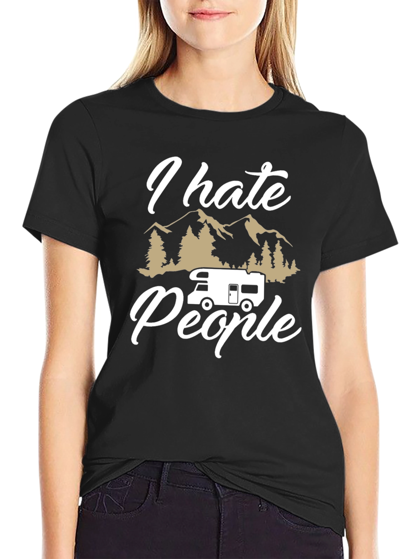 I Hate People Camper T-Shirt