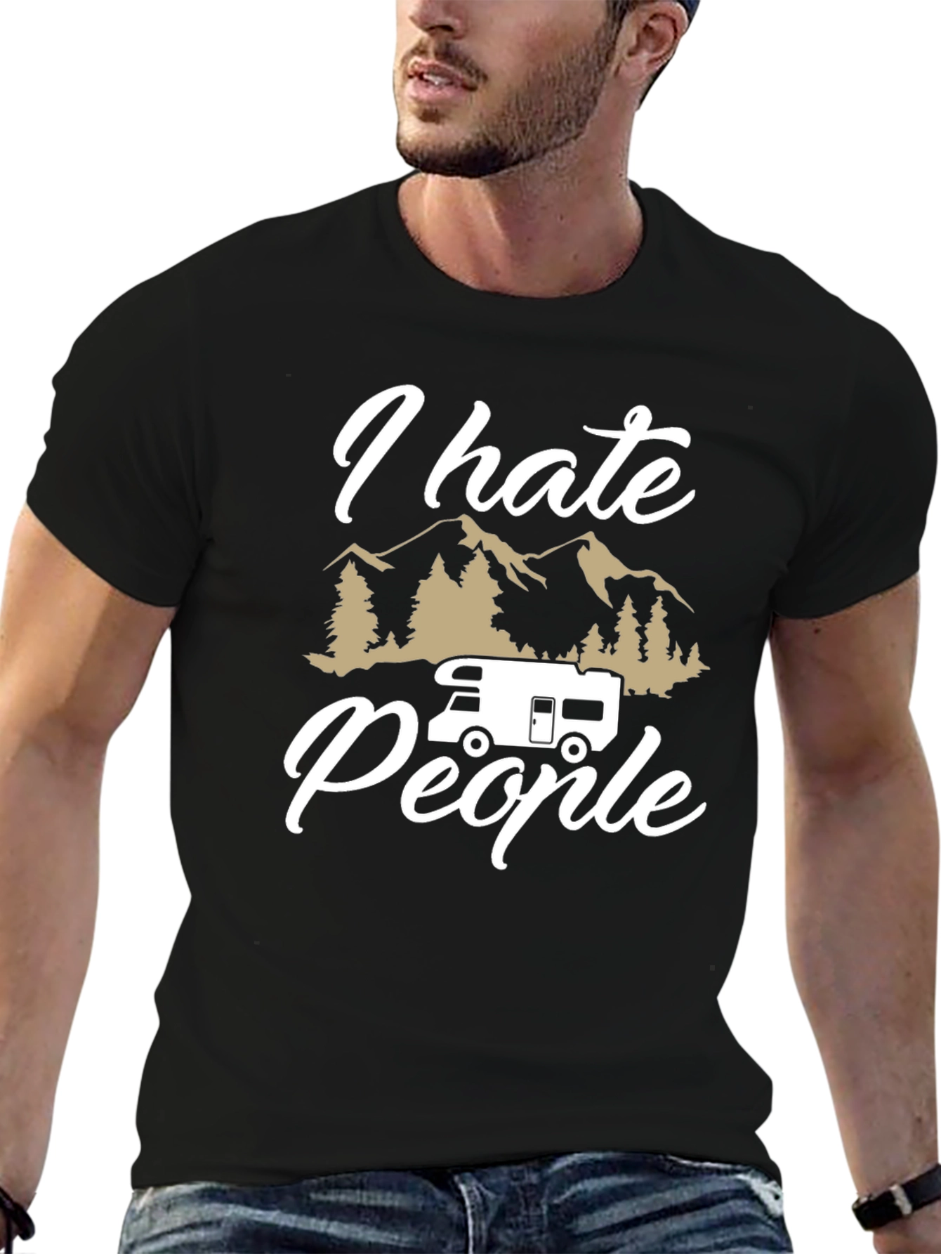 I Hate People Camper T-Shirt