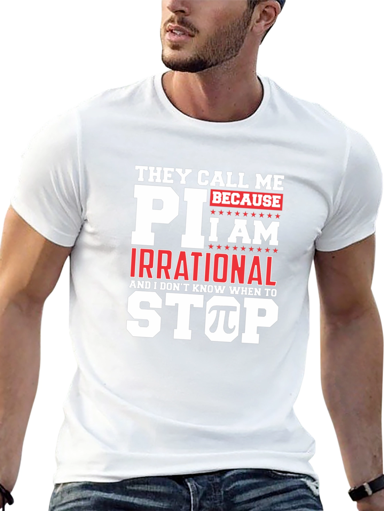 Funny Pi Day T-Shirt - They Call Me Pi