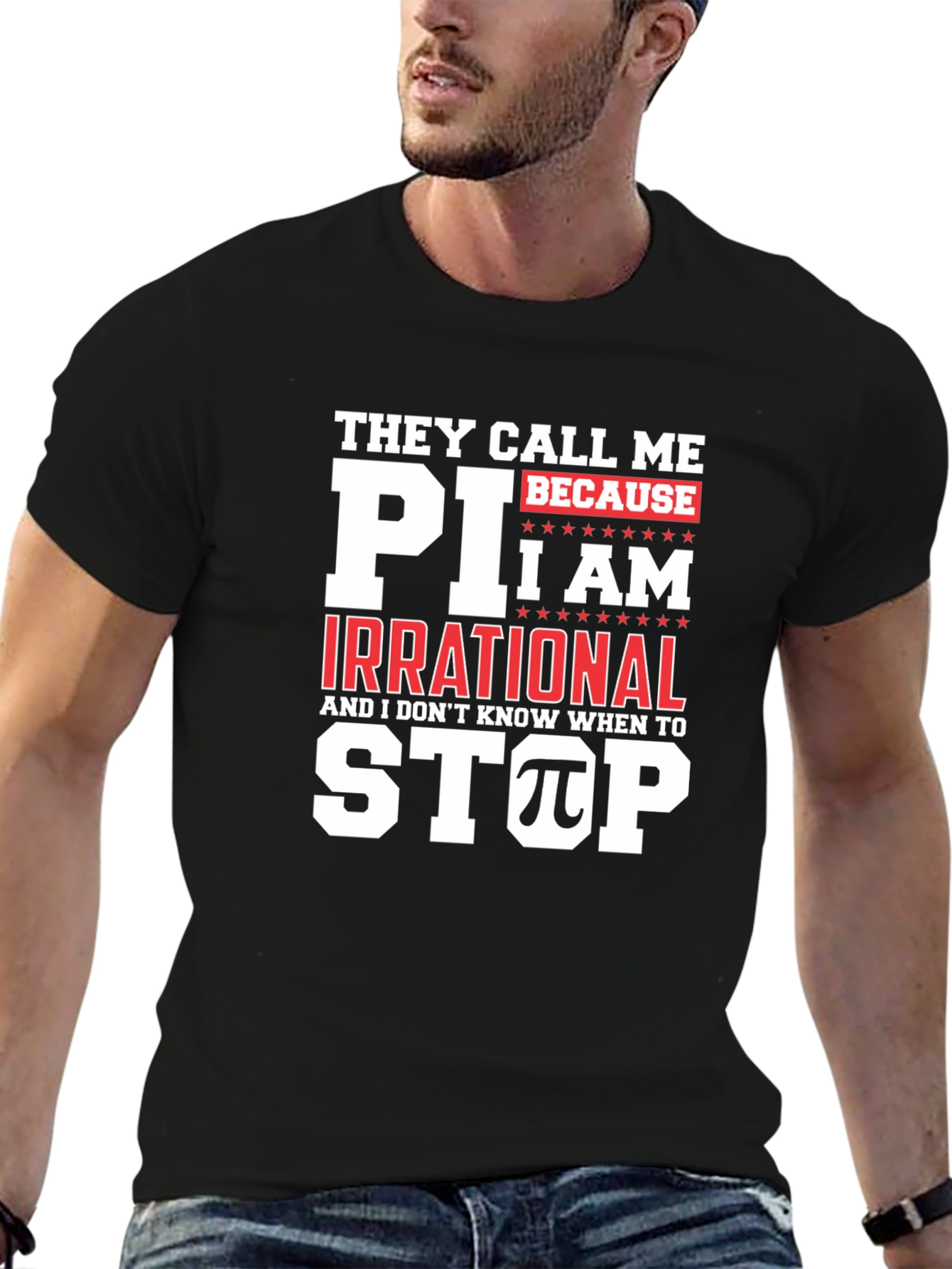 Funny Pi Day T-Shirt - They Call Me Pi
