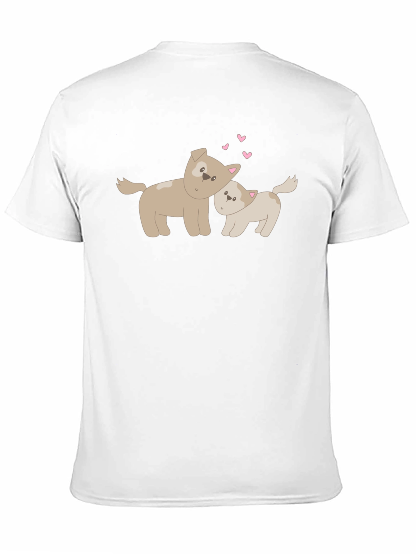 Cute Dogs Black T-Shirt Love Graphic Tee