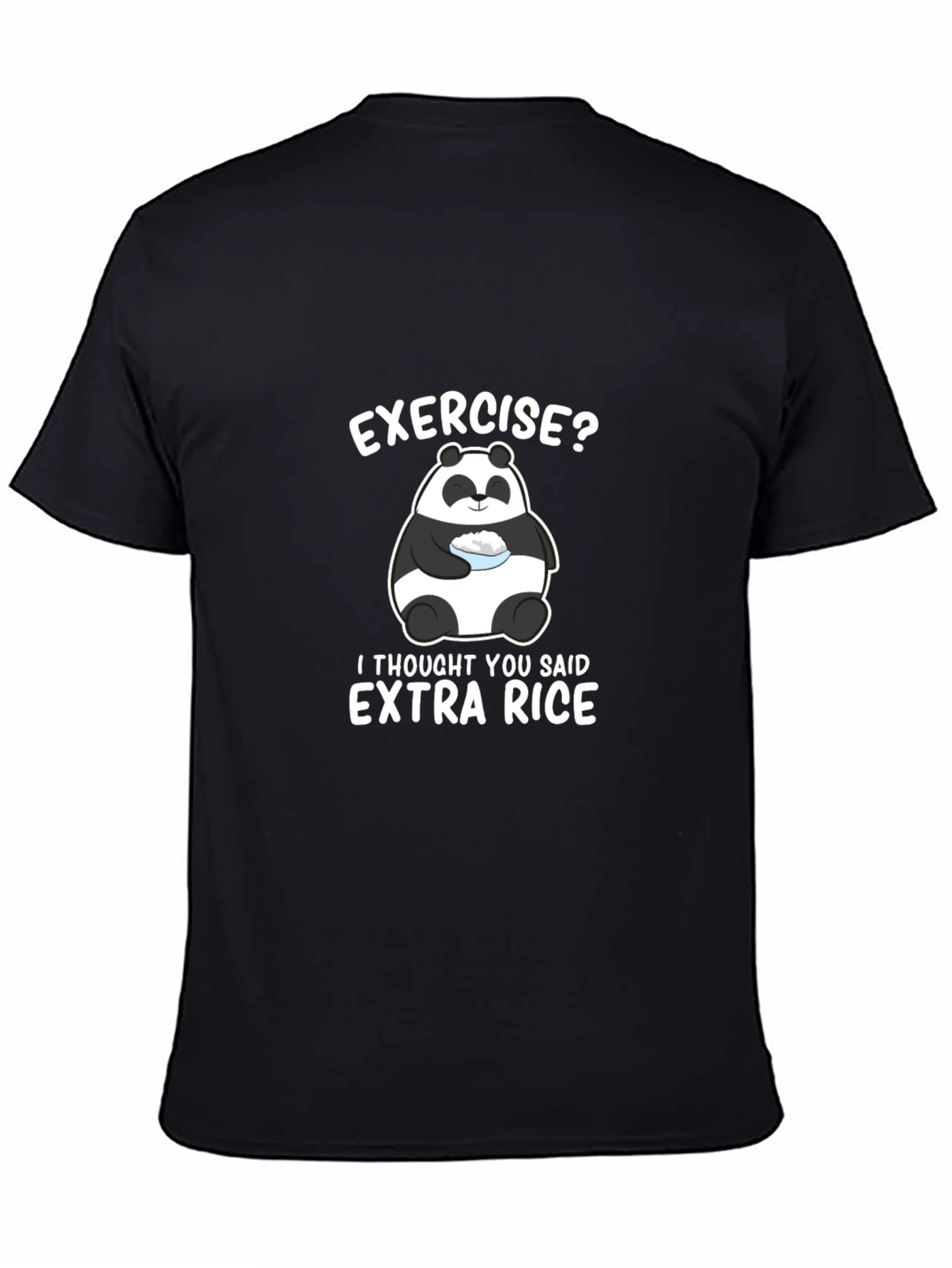 Funny Panda Extra Rice T-Shirt