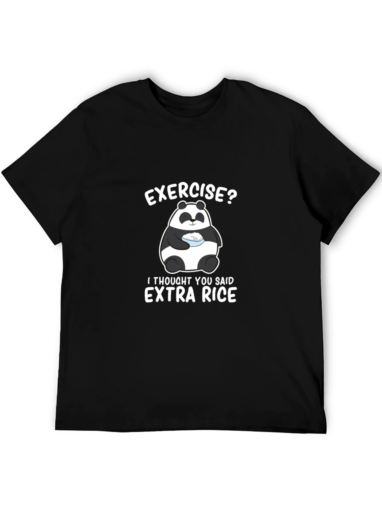 Funny Panda Extra Rice T-Shirt