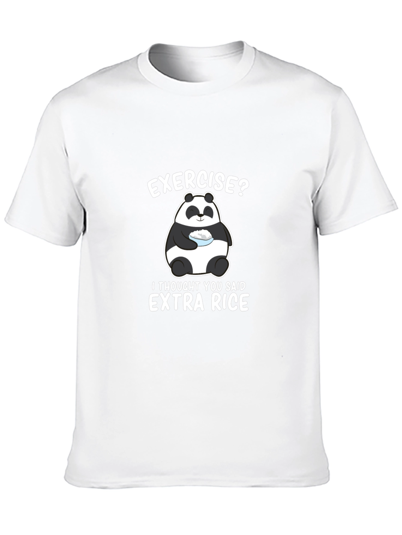 Funny Panda Extra Rice T-Shirt