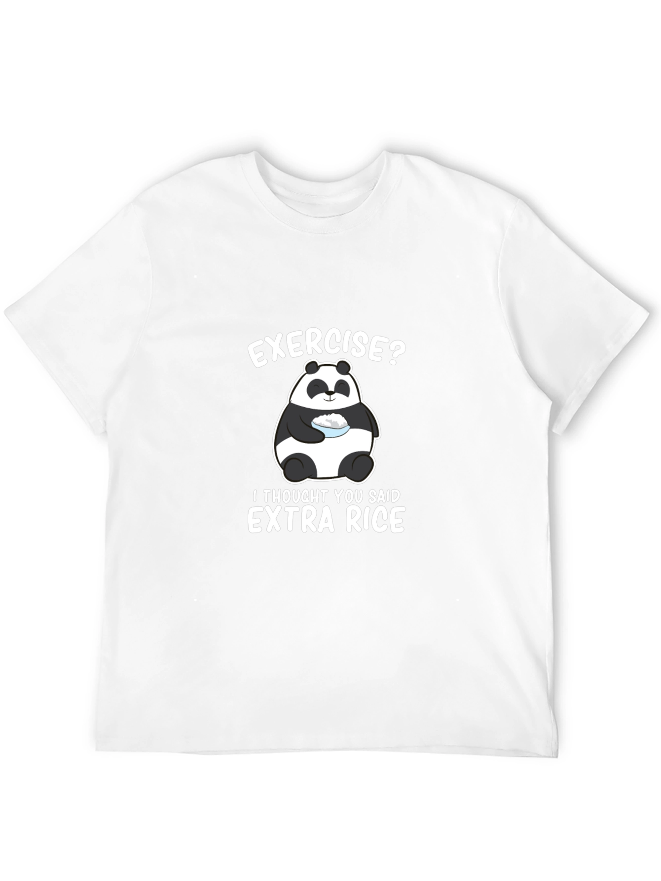 Funny Panda Extra Rice T-Shirt