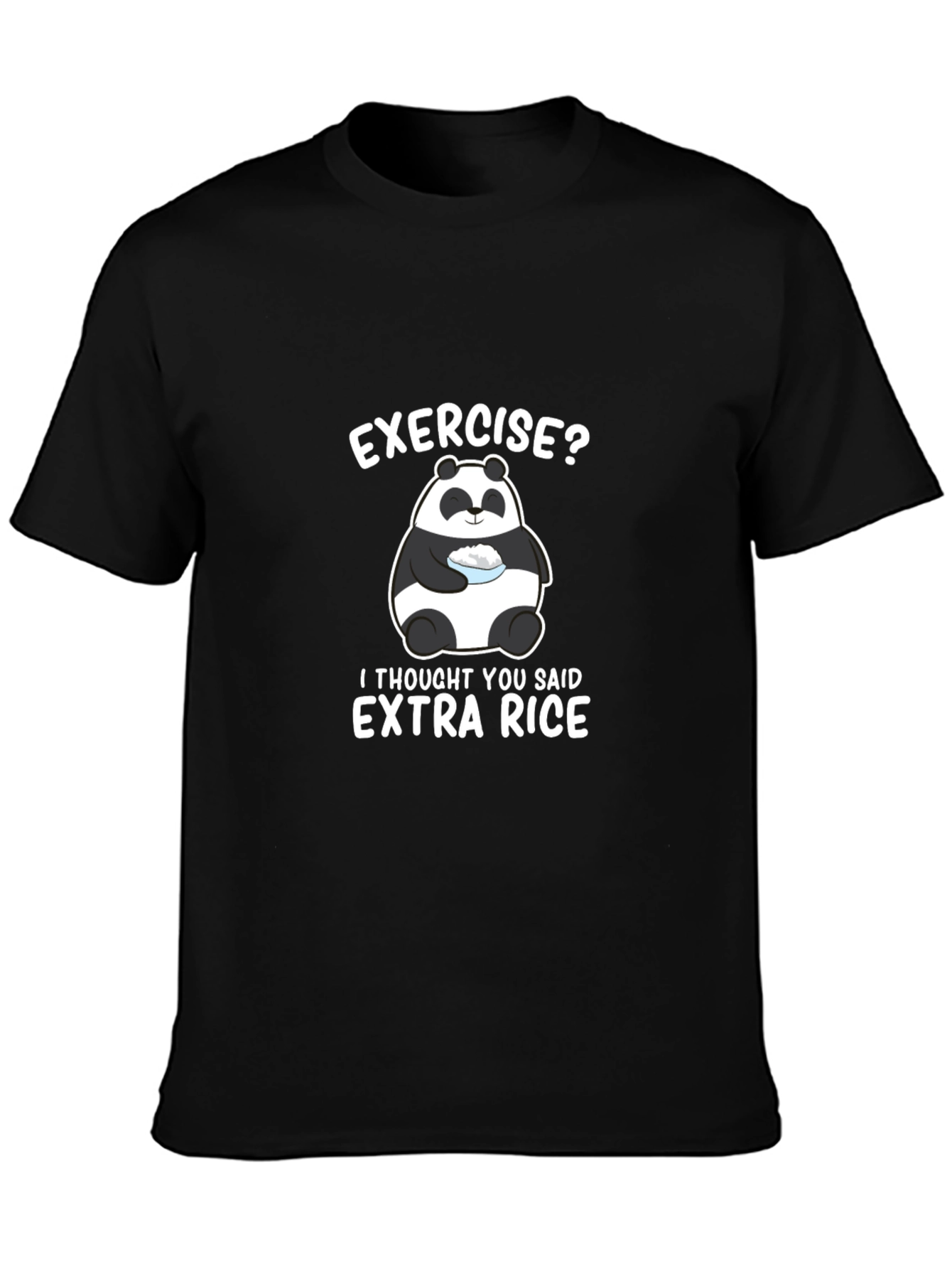 Funny Panda Extra Rice T-Shirt