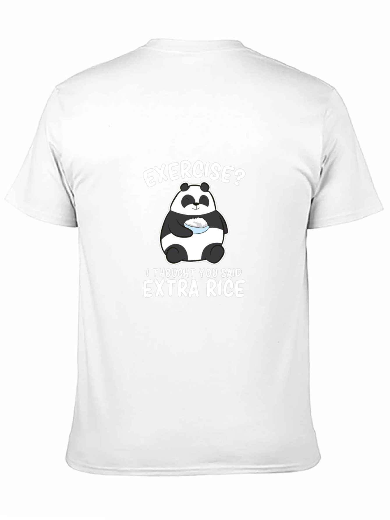 Funny Panda Extra Rice T-Shirt