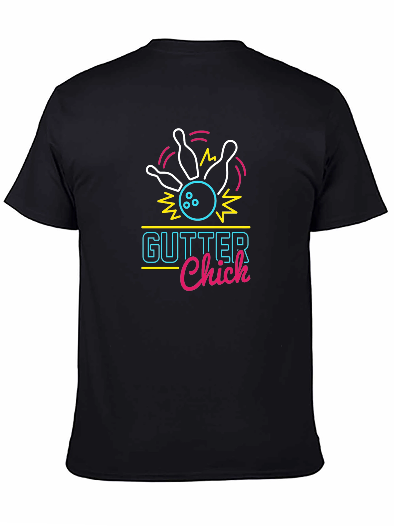 Gutter Chick Neon Bowling T-Shirt