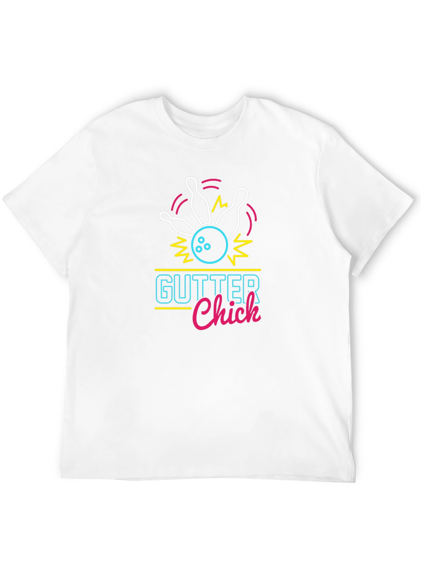 Gutter Chick Neon Bowling T-Shirt