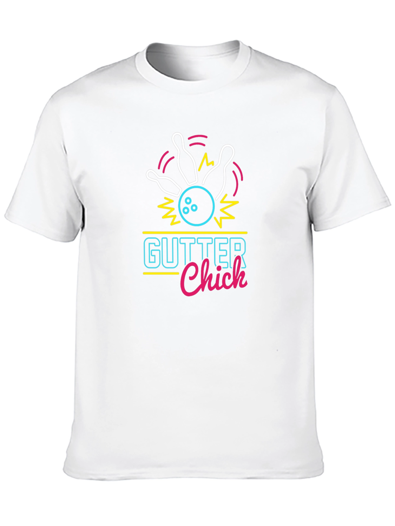 Gutter Chick Neon Bowling T-Shirt