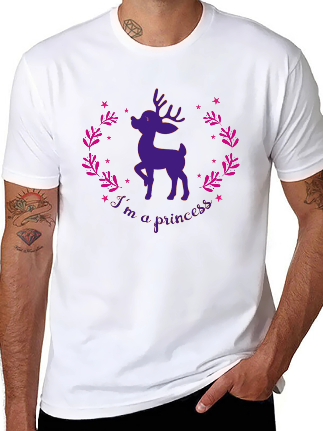Im a Princess Deer Graphic T-Shirt