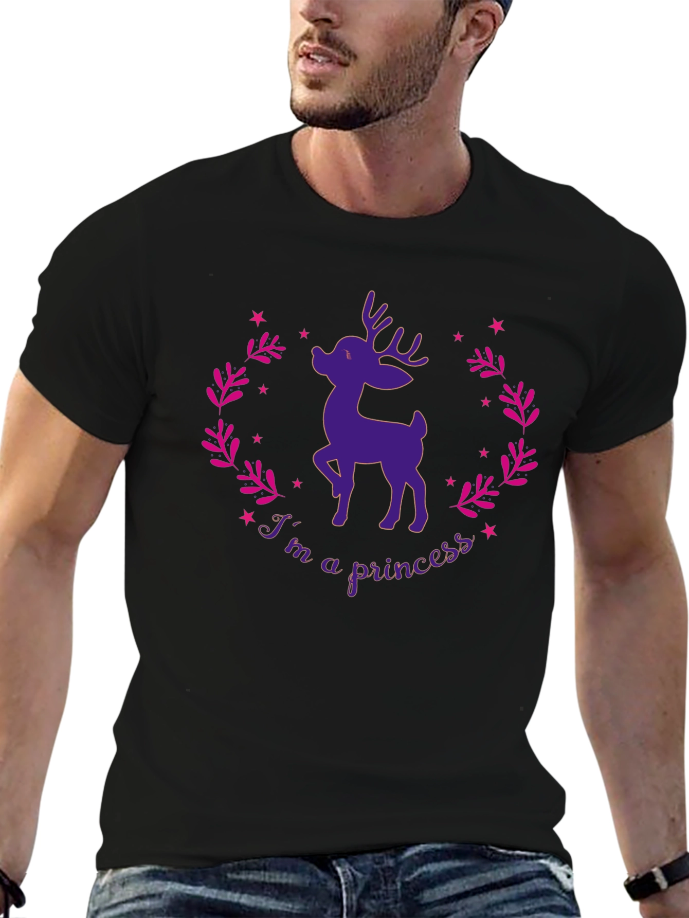 Im a Princess Deer Graphic T-Shirt