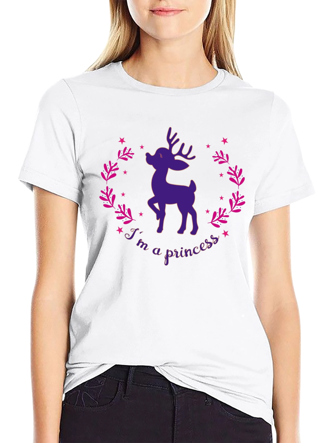 Im a Princess Deer Graphic T-Shirt