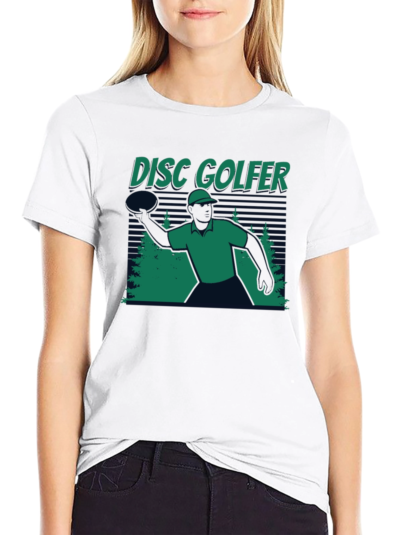 Disc Golfer T-Shirt - Black Tee